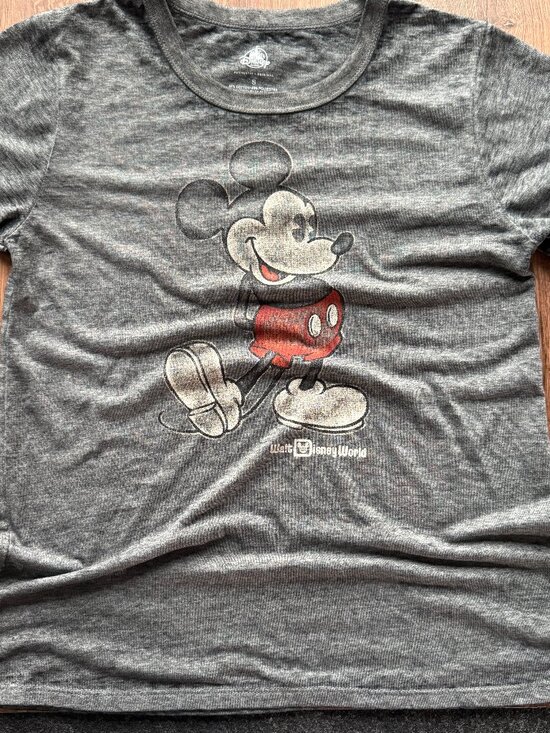 Disney Tops - Disney Parks Mickey Mouse Burnout Tee Small